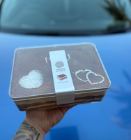 Boîte alimentaire en plastique PS transparent de haute qualité, conteneur sur mesure pour mousse, bonbons, collations de fête