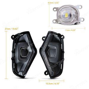 Luz de Conducción Diurna DRL LED Delantera de Fábrica para Toyota <span class=keywords><strong>RAV4</strong></span> 2019 2020 <span class=keywords><strong>2021</strong></span> 2022 2023 2024 2025 con Lámpara Antiniebla - Product Image 5