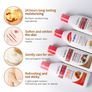 Lotion Corporelle Hydratante et Éclaircissante 24h au Beurre de Karité et à la Vanille, Légère, Non Grasse, Naturelle, Végane, Blanchissante, Marque Blanche - Product Image 4