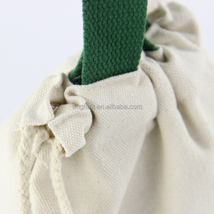 Kích Thước Tùy Chỉnh Thiết Kế Logo Thêu Mô Hình Bông Vải Dây Kéo Đóng Cửa Phụ Nữ Vai Túi Với Dây Đeo Cổ Tay - Product Image 4