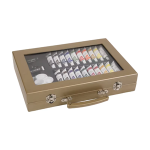 Scatola di legno di alta qualità Art Set Non tossico acquerello colori colori acrilici colori <span class=keywords><strong>matite</strong></span> per artista 49 pz - Product Image 3