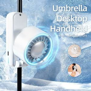 Ventilateur portable pliable à clipser, rechargeable par USB, avec moteur sans balais, 3 vitesses, fonctionnement silencieux, pour usage domestique et extérieur - Product Image 2