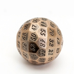 Vente en gros directe usine : Dés polyédriques D100 de 50 mm en métal 100D pour jeux de table <span class=keywords><strong>et</strong></span> Dungeons and <span class=keywords><strong>Dragons</strong></span> - Product Image 4