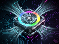 Refroidisseur de téléphone magnétique U-Jie F86 à semi-conducteurs -9°C Congélation profonde 11W Contrôle de température IA 3 vitesses Ventilateur LED RGB Matériau ABS pour le gaming