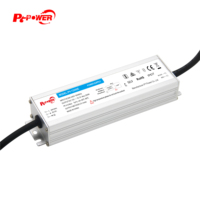 CE/CB 200W Transformator Driver Strip LED Efisiensi Tinggi 200-240VAC-DC12V 24V IP67 Tahan Air untuk Kotak Lampu LED/Papan Tanda
