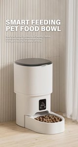 Message vocal d'alimentation chronométrée contrôlée par l'<span class=keywords><strong>application</strong></span> 3L fournitures pour animaux de compagnie en ABS <span class=keywords><strong>gratuit</strong></span> avec chargeur de caméra anti-bourrage pour une utilisation en intérieur - Product Image 4