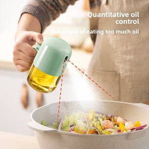 300ml Glass Spray <b>Oil</b> Bottle Kitchen <b>Cooking</b> <b>Oil</b> <b>Dispenser</b> Edible Olive Spray Bottle Atomized Misty Sprayer Easy Clean - Product Image 5