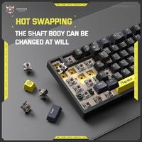Onikuma G52 Wired Mechanical Professional Gaming Keyboard New USB Plastic RGB Backlit Matte Keycaps for Computers Laptops