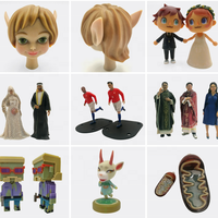 Service d'impression 3D DEED3D Factory, personnalisation haut de gamme, figurine en résine Polyjet couleur intégrale, modèle d'anime, jouet
