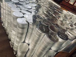 1050 1060 1100 1070 Disque circulaire en <span class=keywords><strong>aluminium</strong></span> Disque de cercle rond en <span class=keywords><strong>aluminium</strong></span> personnalisé Disque de coupe rond en <span class=keywords><strong>aluminium</strong></span> pour plaquette - Product Image 2