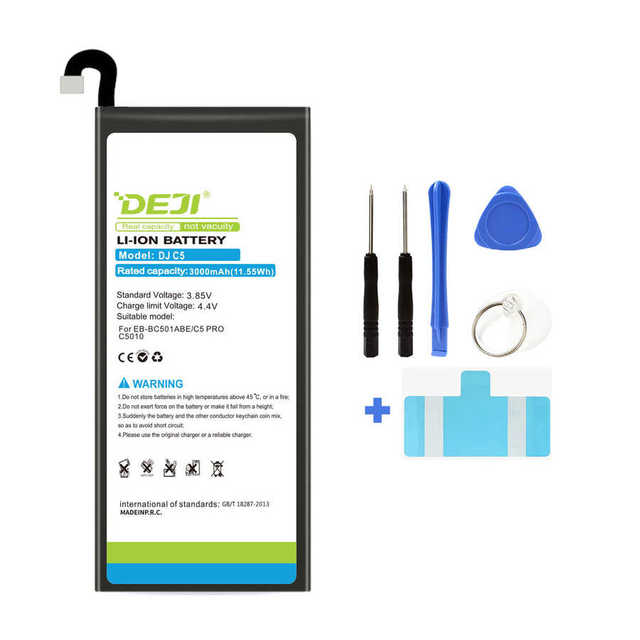 DEJI EB-BC501ABE Smartphone Replacement Mobile Digital Batteries for Samsung Galaxy C5PRO C5010 Battery