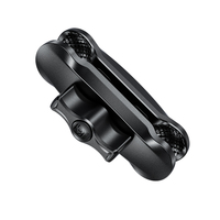 Kewig Anti-vol 9cm Alliage d'aluminium Double clip d'insertion Bras compatible avec support à boule de 1 pouce Accessoires de moto