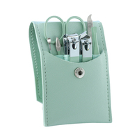 WELLFLYER MS-898 Kit de Manucure Professionnel Portable en Gros, 4/7 Pièces, Coupe-Ongles, Ciseaux, Trousse de Soins de Beauté, Cadeau de Soins Personnels