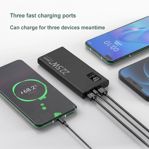 Power Bank Portatile Personalizzato da 20000mAh con Batteria Li-Polymer, Display LED, Doppia Uscita USB e Mini USB, <span class=keywords><strong>Ricarica</strong></span> Rapida per Telefoni Cellulari - Product Image 1