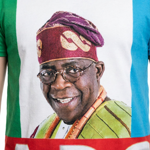 T-shirts personnalisés à manches courtes à séchage rapide avec impression par sublimation du président du PAP du Nigeria, Tinubu, pour commande en gros - Product Image 4