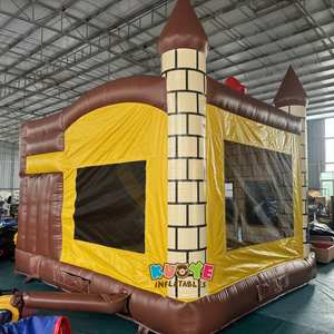 Bán buôn thương mại <span class=keywords><strong>Wizard</strong></span> bouncy nhà PVC thổi lên nhảy nhà Inflatable thư bị trả lại lâu đài với trượt cho trẻ em - Product Image 4