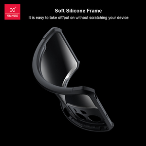 เคสโทรศัพท์ <span class=keywords><strong>Xundd</strong></span> สำหรับ Xiaomi POCO X6 Pro M6 Pro 4G C65 F5 X5 M5 M5S F3 F4 GT ป้องกันแรงกระแทกแบบถุงลมนิรภัย ฝาหลังใส - Product Image 5