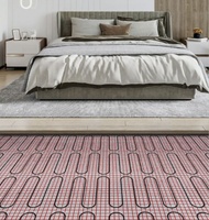 Tapis chauffant électrique à plancher chauffant à haute efficacité énergétique avec 20 ans de garantie