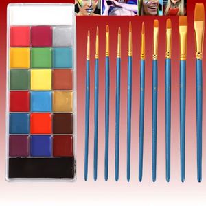 Peinture corporelle fluorescente 20 couleurs, pour <span class=keywords><strong>Halloween</strong></span>, Noël, fêtes, spectacles, compétitions et maquillage - Product Image 2