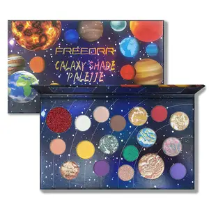 18 colors Glitter Eyeshadow Makeup Multi Reflective Shimmer/Glitter Matte Bake Pressed Pearly High-pigmented Colorful Eye-Shadow
