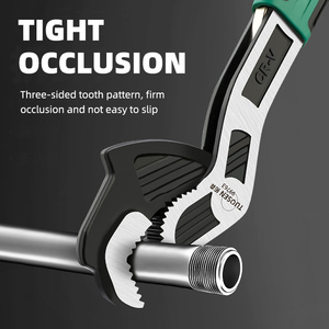 Wholesale Universal Self-Tightening Quick Screw <strong>Wrench</strong> <strong>Set</strong> Multi-Function Quick <strong>Tube</strong> Pliers Low Price Steel Material - Product Image 2