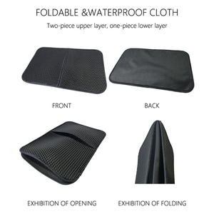 MSD-ZC006 Tapis anti-déchets pliable, imperméable, facile à nettoyer, double couche, en EVA, sans support - Product Image 4