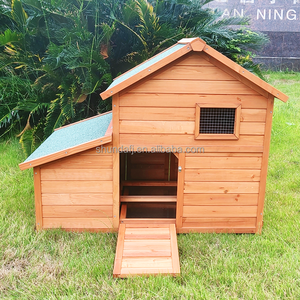 SDC016 Poulailler en bois, poulailler en cage pour volaille avec nichoir, cages à canard Cage à lapin Maison pour chat pour jardin, cour et terrasse - Product Image 1