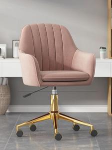 Nordic Luxury Swivel Desk <b>Chair</b> with Light Wheelchair Technology Computer Lift <b>Chair</b> <b>Study</b> Sedentary Backrest Fabric Material - Product Image 3