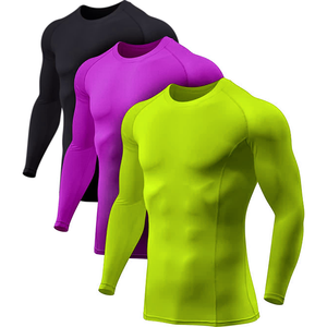 Vente en gros de maillots de compression à manches longues personnalisés, sublimation, vêtements de sport de performance, livraison directe d'usine - Product Image 6