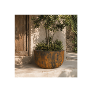 Jardinière ronde en fibre de verre de qualité supérieure pour patio, balcon, maison, bureau, grand récipient décoratif pour fleurs, prix d'usine, utilisation en jardin - Product Image 1