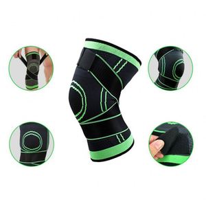 Genouillères réglables en nylon, protection respirante, compression <span class=keywords><strong>articulée</strong></span>, genouillères tactiques souples, course à pied, coton fabriqué en plein air - Product Image 2