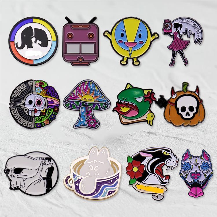 Wholesale Price Clothing Glow Enamel Metal