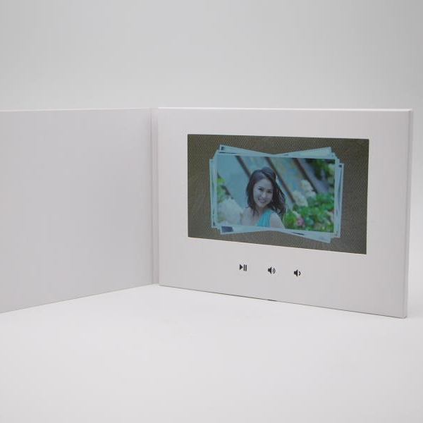 7 Inches bildschirm LCD Video Card,Video Brochure,Video Booklet For Wedding Invitation