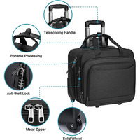Sac de voyage souple mini-pilote à roulettes, sac de sport étanche personnalisé pour avion avec roulettes