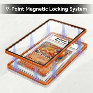 Boîtier de protection en aluminium durable pour cartes, avec verre trempé transparent et protection UV, pour cartes sportives - Product Image 6