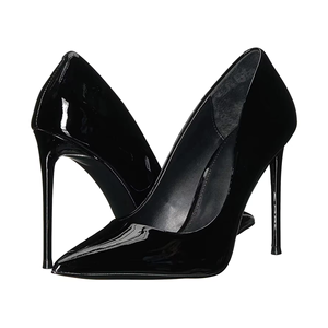 Chaussures à talons pour femmes en cuir verni, sexy, à talon fin, escarpins à bout pointu, sandales à talons, chaussures habillées tendance pour femmes - Product Image 2