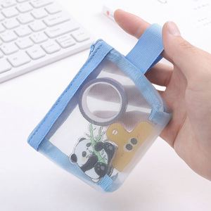 Estuche Creativo y Adorable KE'mu para Lápices, Semi-Transparente, con Cierre de Cremallera, para Niños y Niñas, con Malla, para Regalo, 21*9 cm - Product Image 4