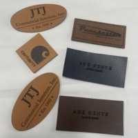 Logo de lettre en relief 2D/3D personnalisé, patchs en cuir PU personnalisés pour vêtements et Jeans