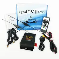 Dua Antena DVB-T Mobil Digital TV Receiver