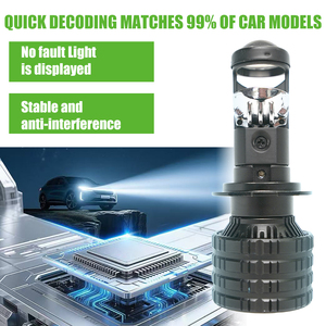 Đèn sương mù LED YUFING 65W H4, đèn chiếu sáng phụ trợ, 6000K trắng vàng hổ phách ba màu LED cho ô tô - Product Image 5