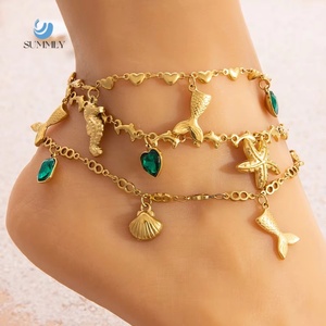 अत्यधिक प्रवृत्ति व्यक्तिगत उच्च गुणवत्ता वाले गैर-फीका पेलेंट 18k सोने की प्लेटेड स्टेनलेस स्टील फैशन गहने - Product Image 1