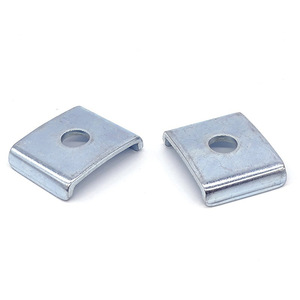 Perfil de acero tipo C con hebilla y un solo orificio, galvanizado, de acero al carbono Q235, para la industria de la construcción y soportes sísmicos. - Product Image 1