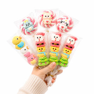 Palillos de Malvavisco con Forma de Corazón y Oso de Amor con Rosa 3D Romántica, Dulces al por Mayor de Fábrica, Personalizados para Bodas y Fiestas, en Caja, BRC - Product Image 4