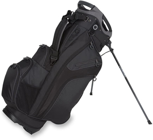 Sac de golf hybride noir en nylon unisexe avec organisateur à 14 compartiments, certifié BSCI - Product Image 4