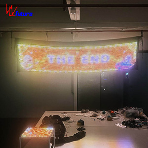 Full Color LED Flag Indoor High Brightness Scrolling Text Screen for 15th Anniversary Party - Product Image 3