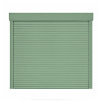 Porte à enroulement en alliage d'aluminium antivol, sur mesure, pour atelier, entrepôt, centre commercial, projets en gros