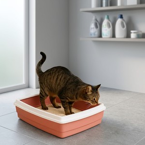 Bandeja para Arena de Gatos, Rectangular, de Plástico, Gran Capacidad, Duradera, Fácil de Limpiar, Hecha en Italia - Product Image 2