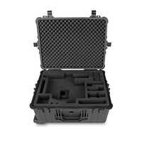 Valise à roulettes en plastique rigide PP 626*495*303mm, étui de protection rigide avec mousse prédécoupée