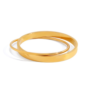 Bracelet géométrique en acier inoxydable, design minimaliste, bijoux unisexes à porter au quotidien - Product Image 5