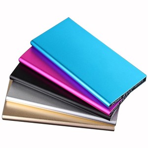 5000mAh Slim Power Bank Custom Logo Portable Phone Charger with Micro USB Input Best Promotion Gift